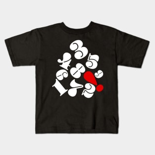 Beautiful Numbers Kids T-Shirt